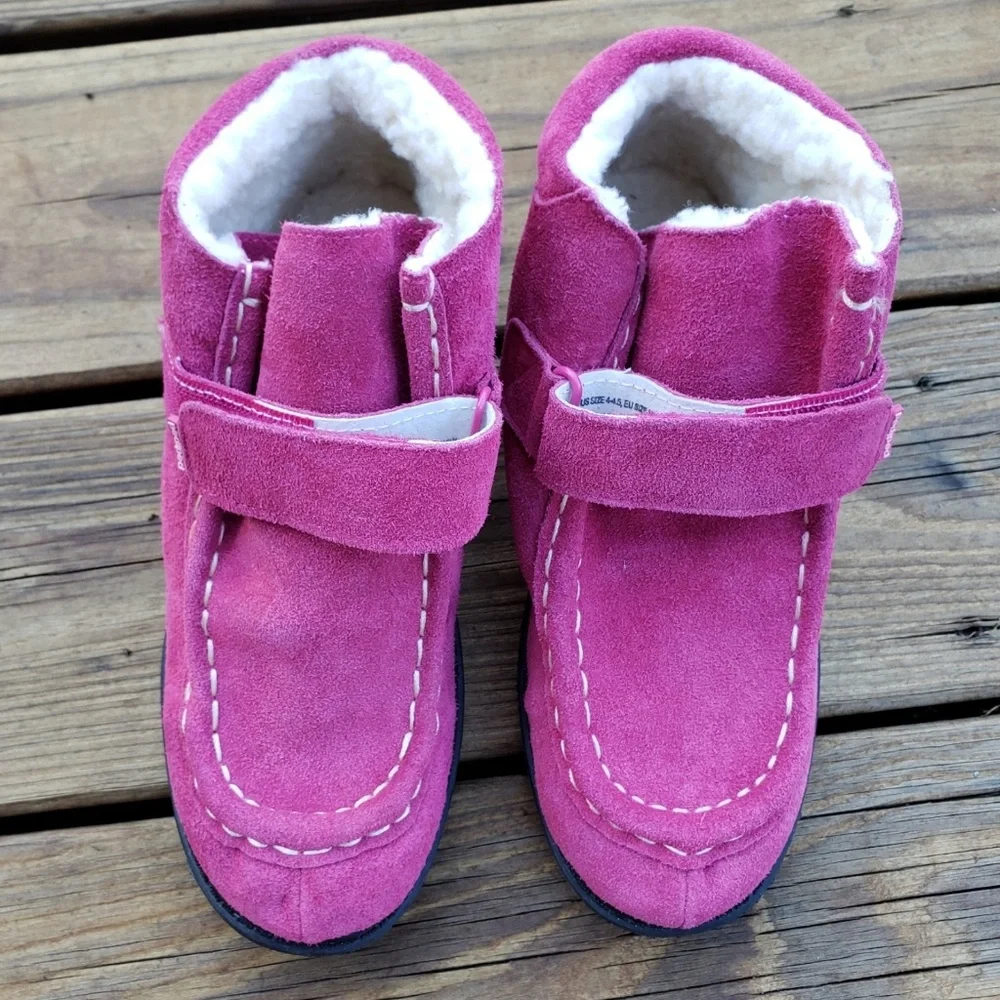 Pediped Pink Fleece Lined Boots Sz 4.5
